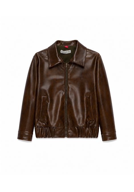 Giubbino in ecopelle MANUEL RITZ | MR4531MORO